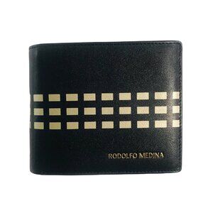 Rodolfo Medina Sqr Leather Bi Fold Wallet